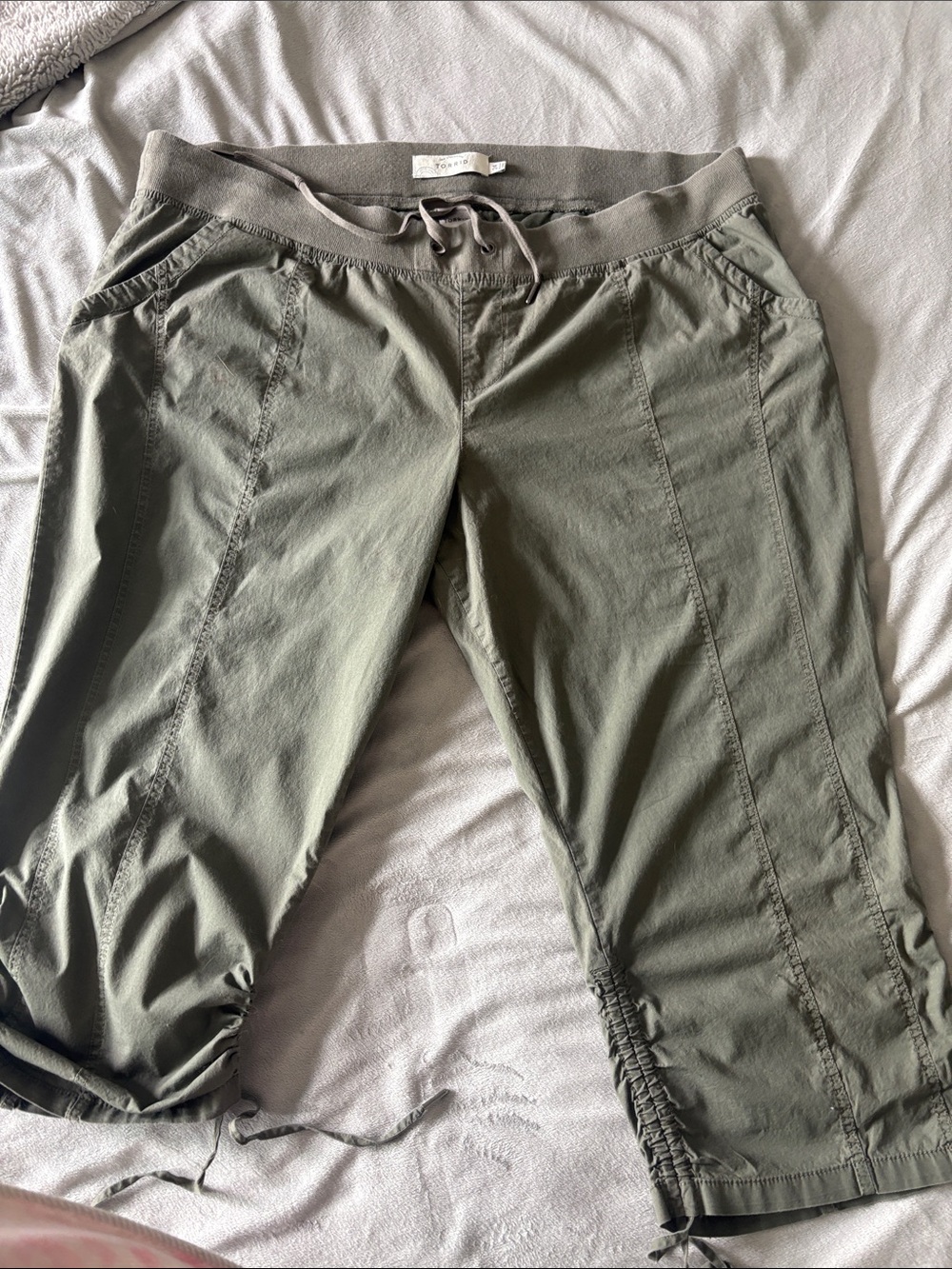 Torrid Olive Green Drawstring Jogger - Picture 4 of 5